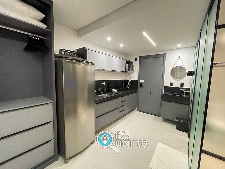 Flat Studio á Beira-Mar | pé na areia #GS219