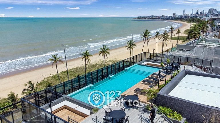Apto Luxo Beira Mar | 123Quarto #BH236