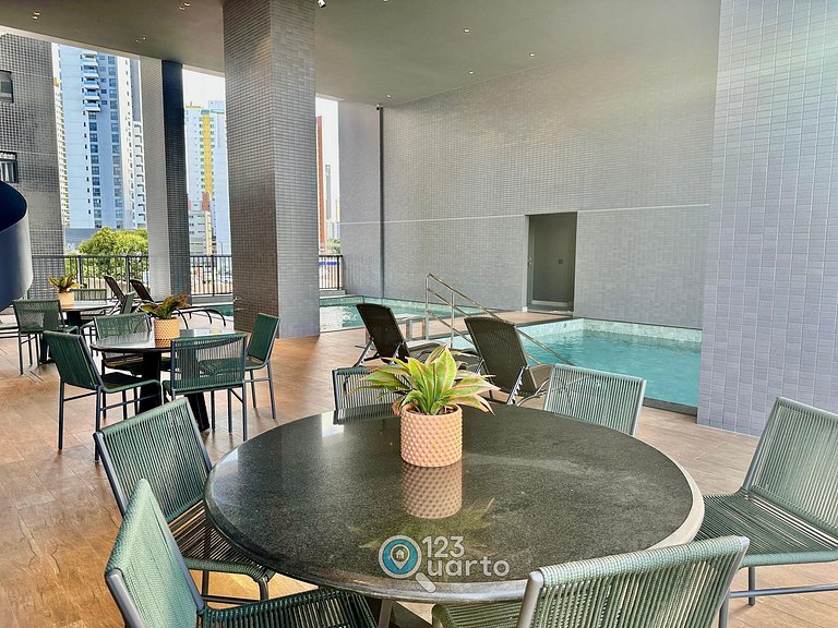 Studio Coastal Breeze | 123Quarto #SOL608