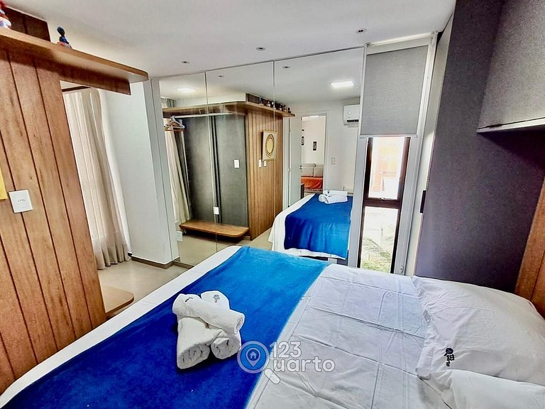 Apto Aconchegante Exclusivo | Manaira #SSP305