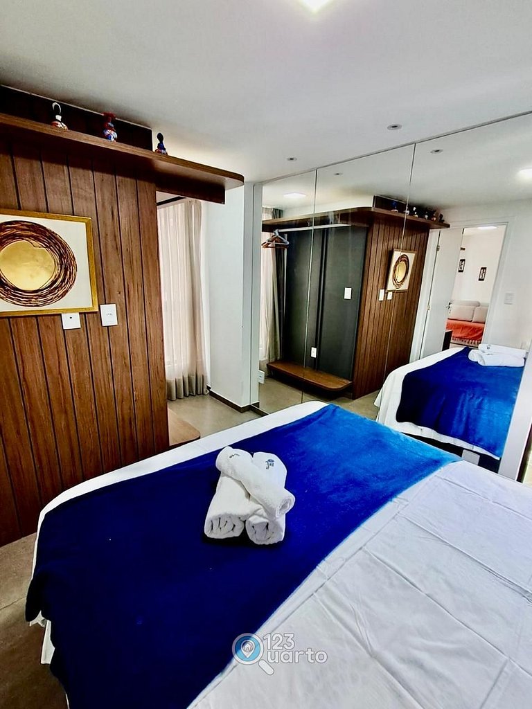 Apto Aconchegante Exclusivo | Manaira #SSP305