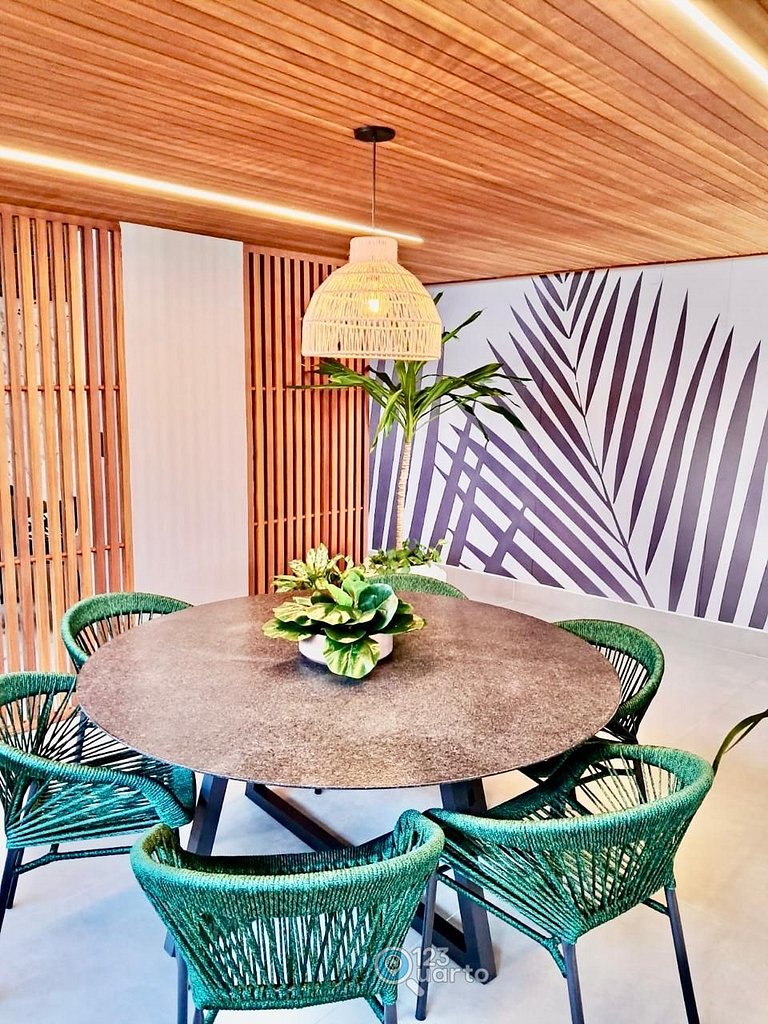 Flat Luxo com Varanda em Cabo Branco #HCB137