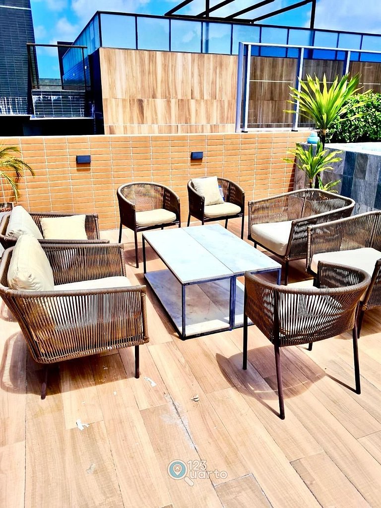 Cabo Branco Green View Studio | 123Quarto #VVM409