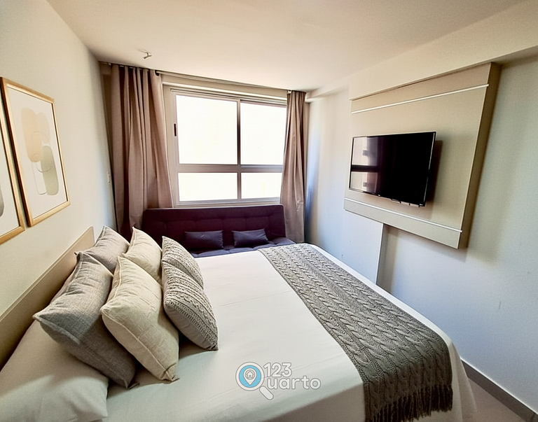 Cabo Branco Green View Studio | 123Quarto #VVM409