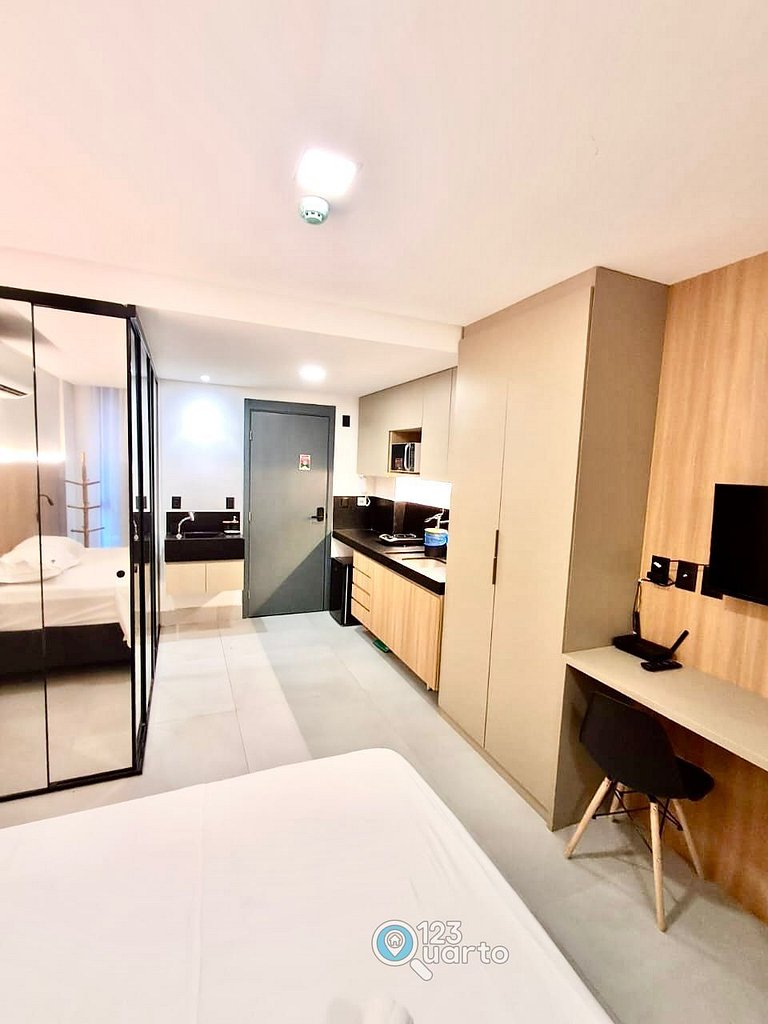 Apto Luxo Pé na Areia no Bessa | 123Quarto #GS118