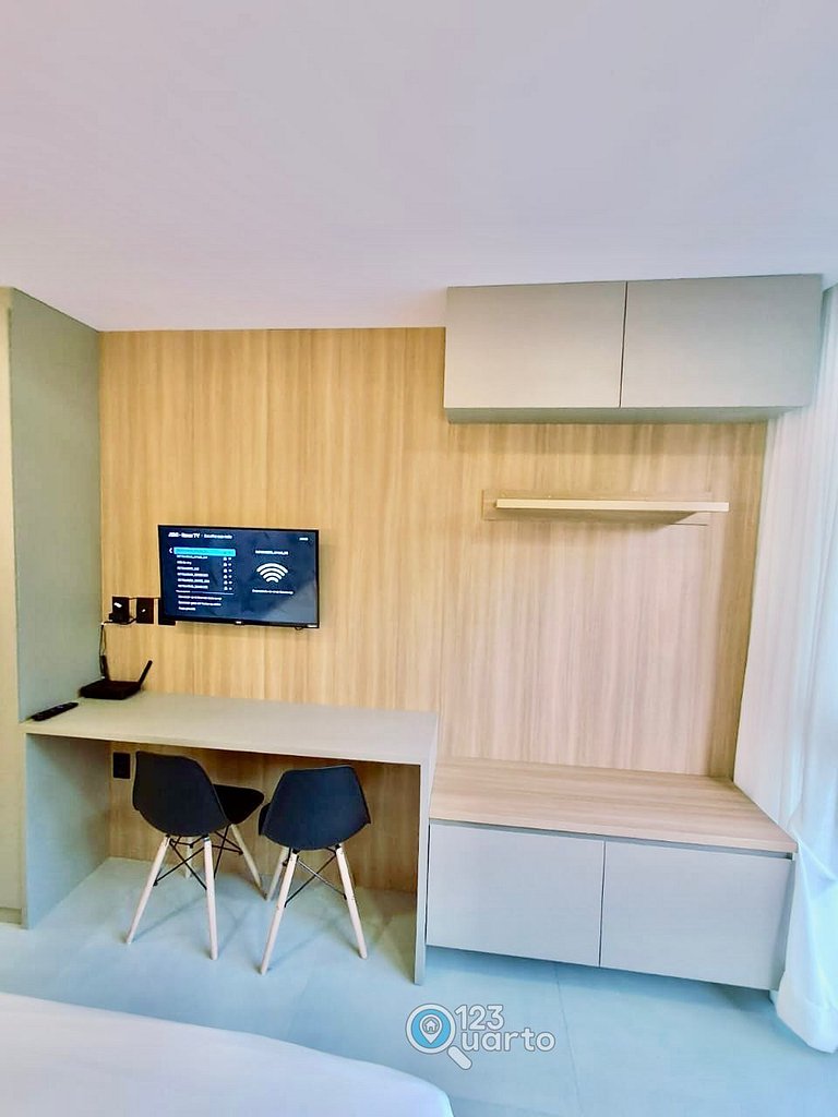 Apto Luxo Pé na Areia no Bessa | 123Quarto #GS118