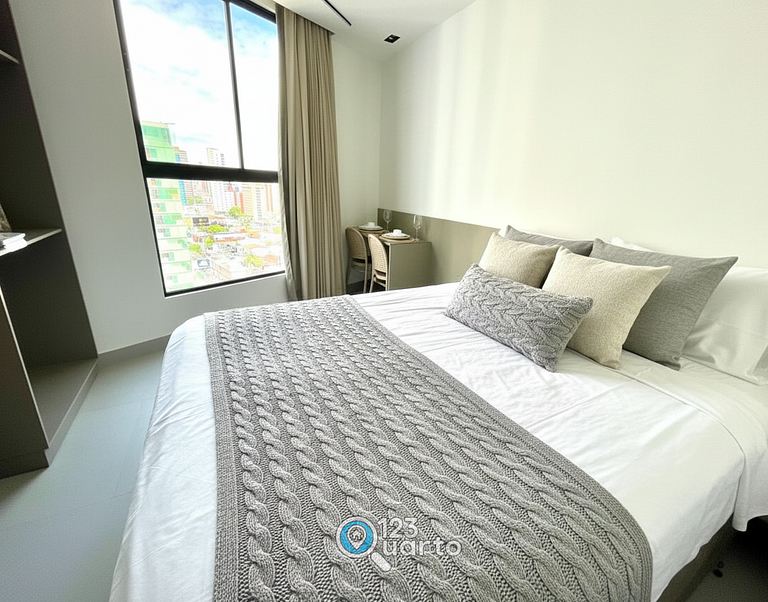 Flat Stúdio Em Manaíra - 123Quarto #SOL1106