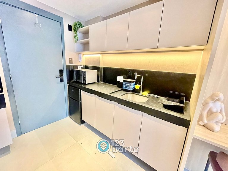 Flat Luxo no Bessa 2 Camas | 123Quarto #GS116