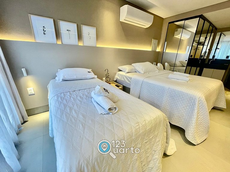 Flat Luxo no Bessa 2 Camas | 123Quarto #GS116