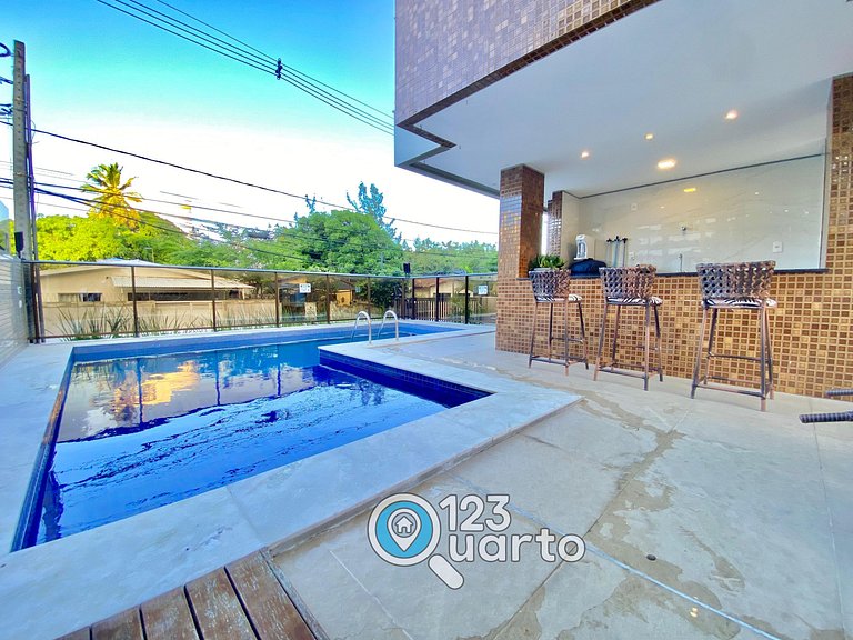 Apartamento 2 Quarto em Cabo Branco #PR103