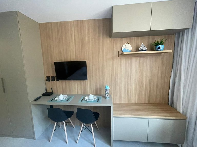 Apto Luxo Pé na Areia no Bessa | 123Quarto #GS118