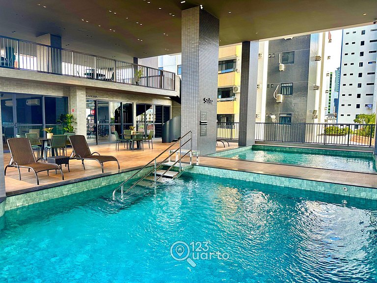 Stúdio Luxo & Comfort | 123Quarto #SOL703