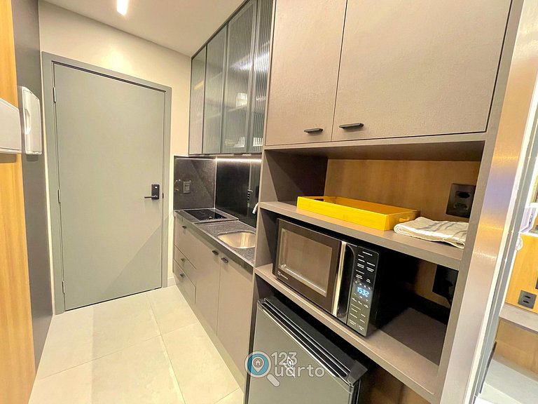 Stúdio Luxo & Comfort | 123Quarto #SOL703