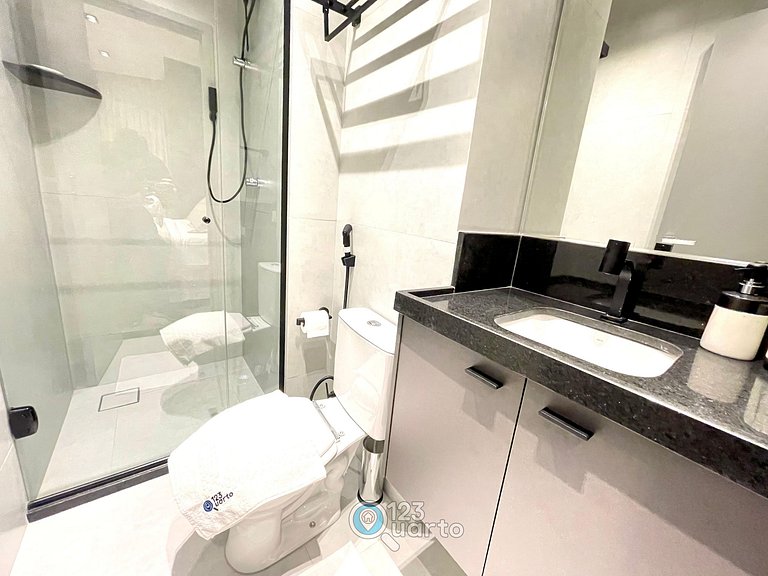 Stúdio Luxo & Comfort | 123Quarto #SOL703