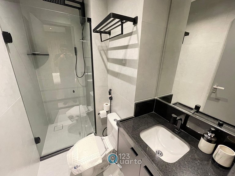 Stúdio Luxo & Comfort | 123Quarto #SOL703