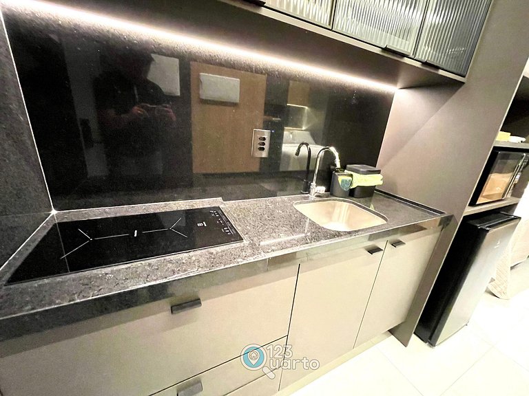 Stúdio Luxo & Comfort | 123Quarto #SOL703