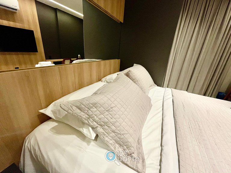 Stúdio Luxo & Comfort | 123Quarto #SOL703