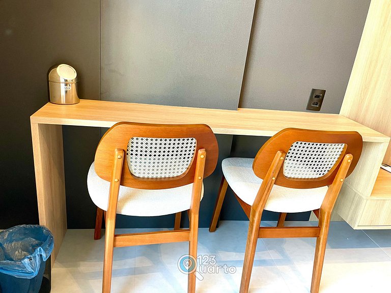 Stúdio Luxo & Comfort | 123Quarto #SOL703