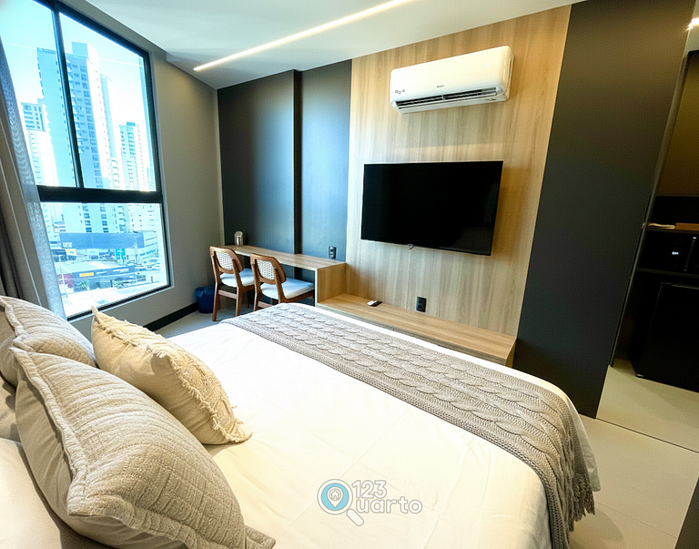 Stúdio Luxo & Comfort | 123Quarto #SOL703