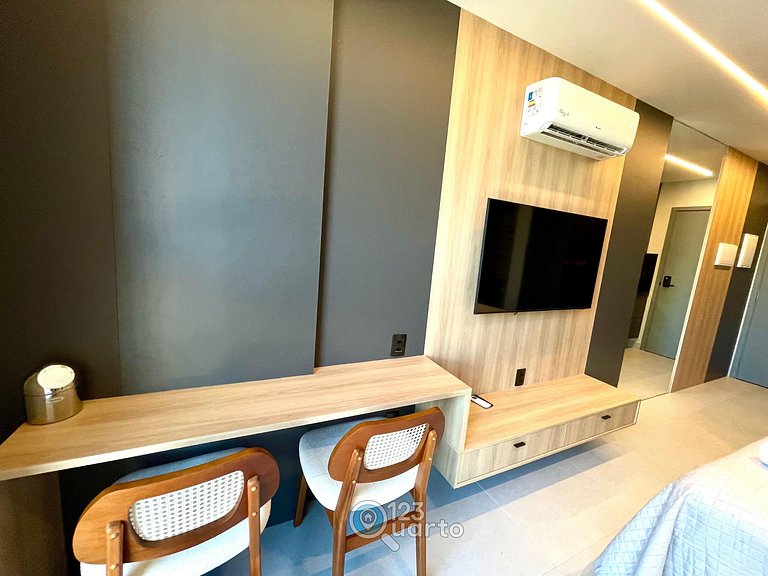 Stúdio Luxo & Comfort | 123Quarto #SOL703
