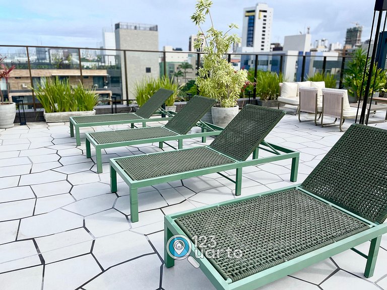 Apartamento Frente Mar | Luxo e Conforto #GS212