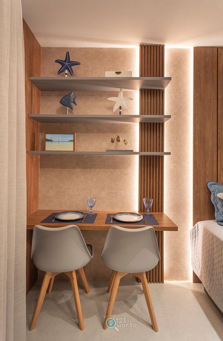 Apto Luxo Deluxe | Solaz by 123Quarto #SOL606