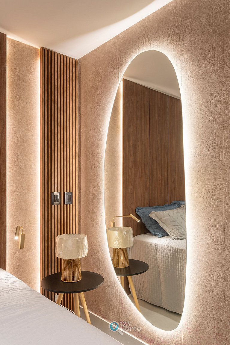 Apto Luxo Deluxe | Solaz by 123Quarto #SOL606