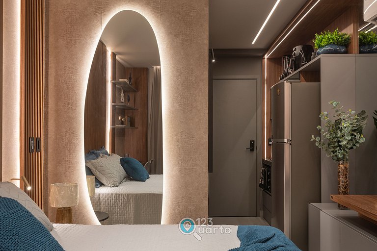 Apto Luxo Deluxe | Solaz by 123Quarto #SOL606