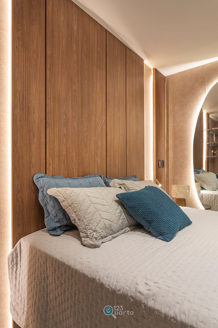 Apto Luxo Deluxe | Solaz by 123Quarto #SOL606