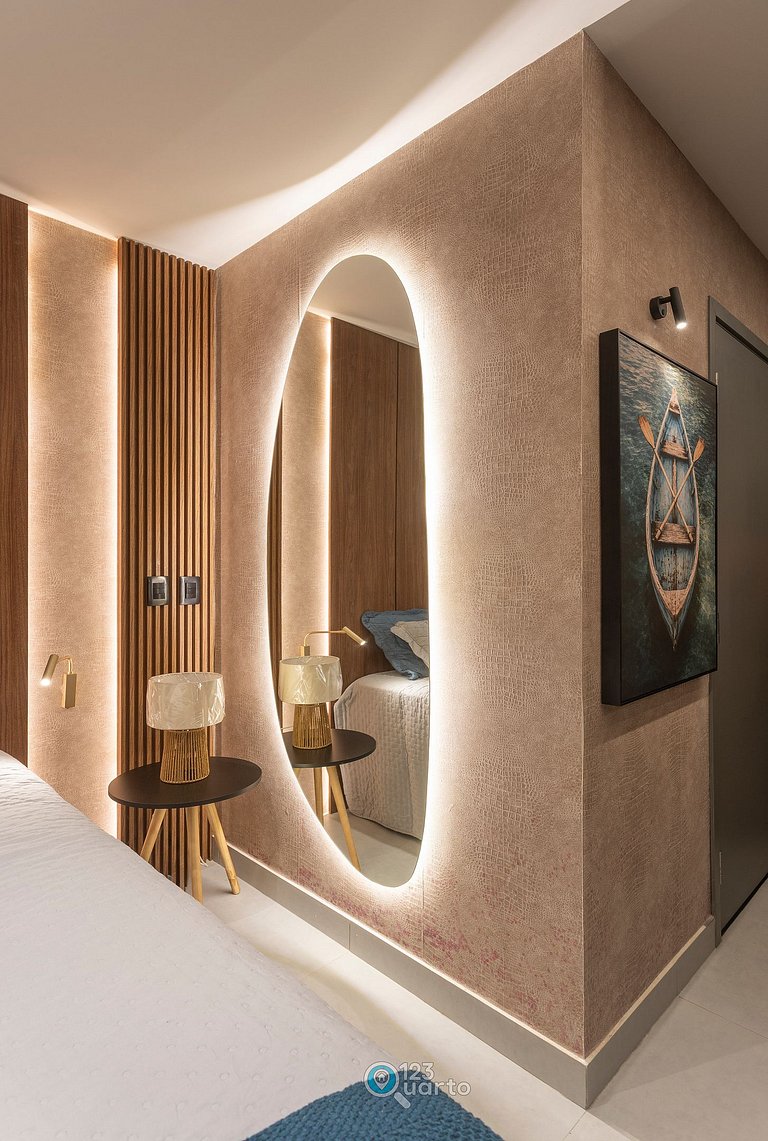 Apto Luxo Deluxe | Solaz by 123Quarto #SOL606
