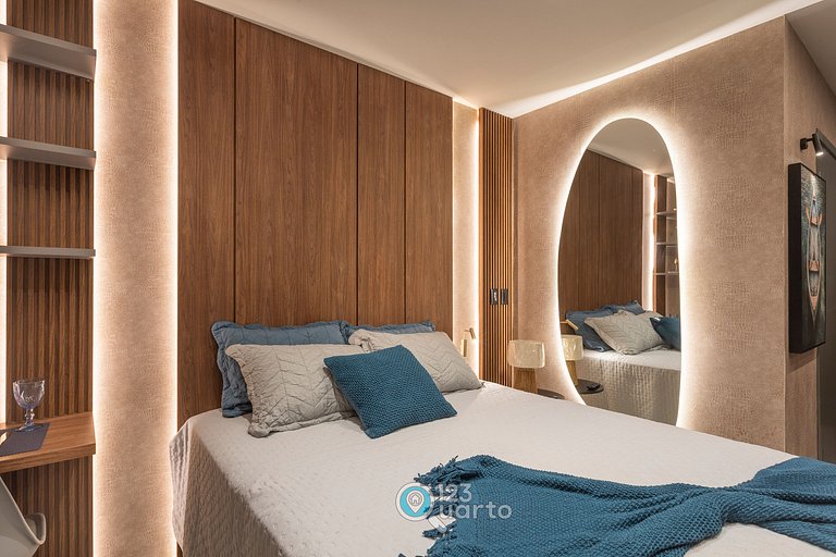 Apto Luxo Deluxe | Solaz by 123Quarto #SOL606