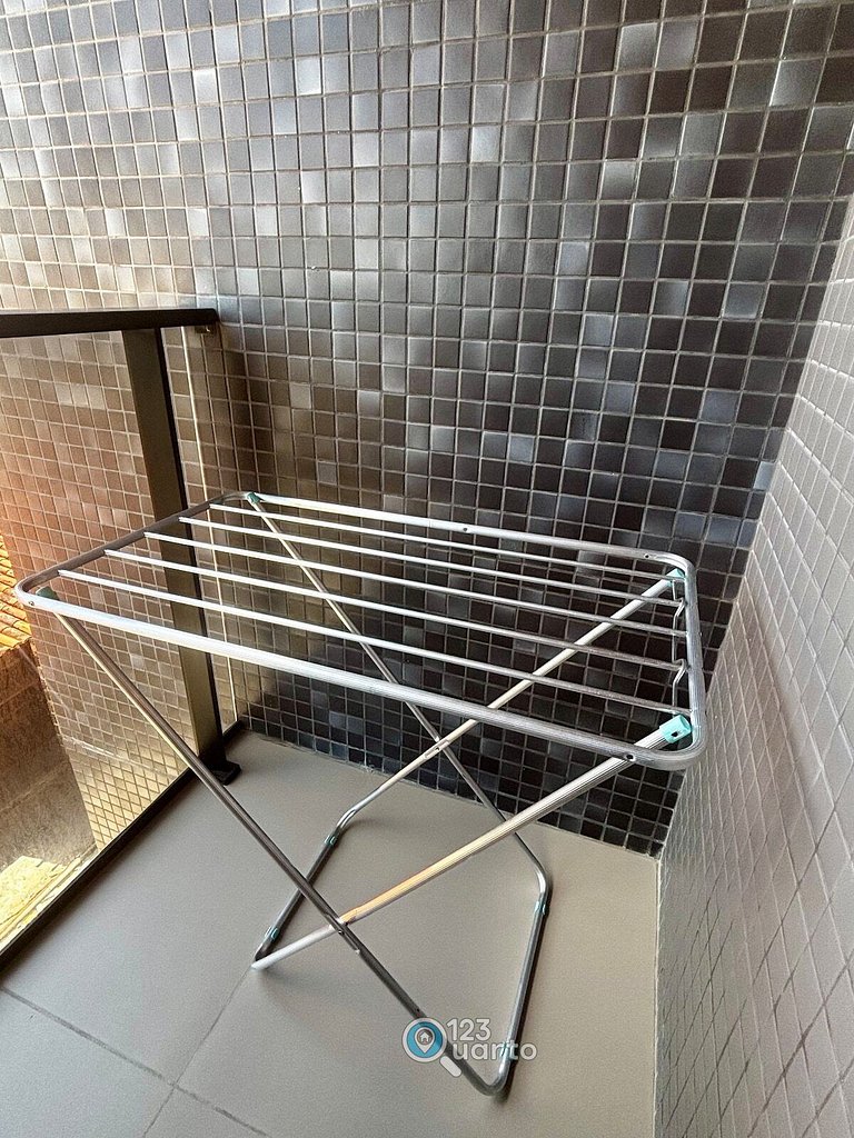 Apto Luxo Com Varanda Vista Mar | 123Quarto #BH207