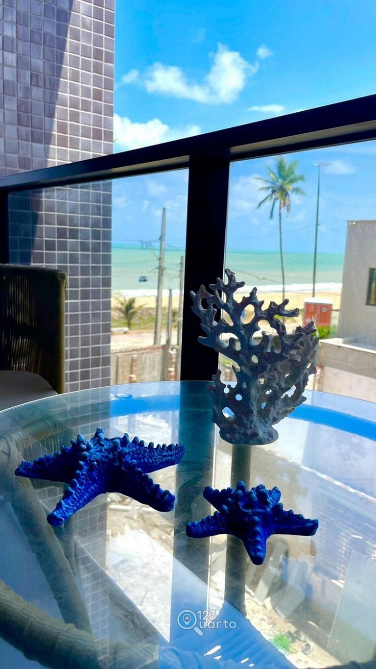 Apto Luxo Com Varanda Vista Mar | 123Quarto #BH207