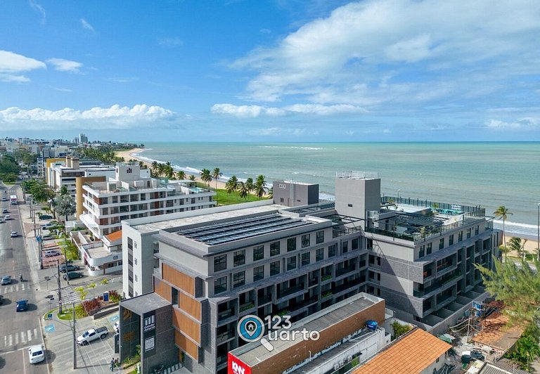 Apto Luxo Com Varanda Vista Mar | 123Quarto #BH207