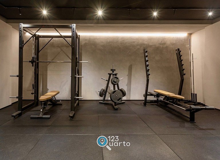 Apto Luxo Com Varanda Vista Mar | 123Quarto #BH207