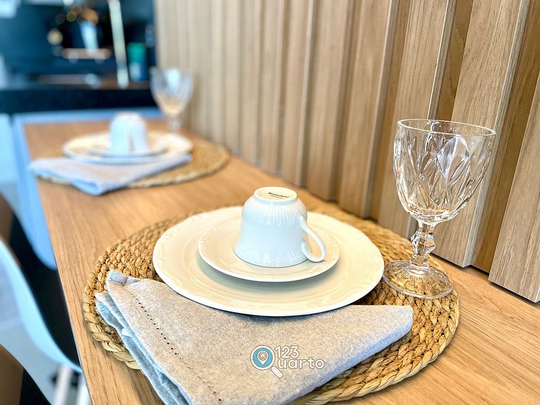 Apto Com Varanda Vista lateral Mar| #GS402