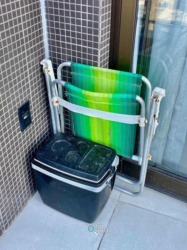 Apto Com Varanda Vista lateral Mar| #GS402