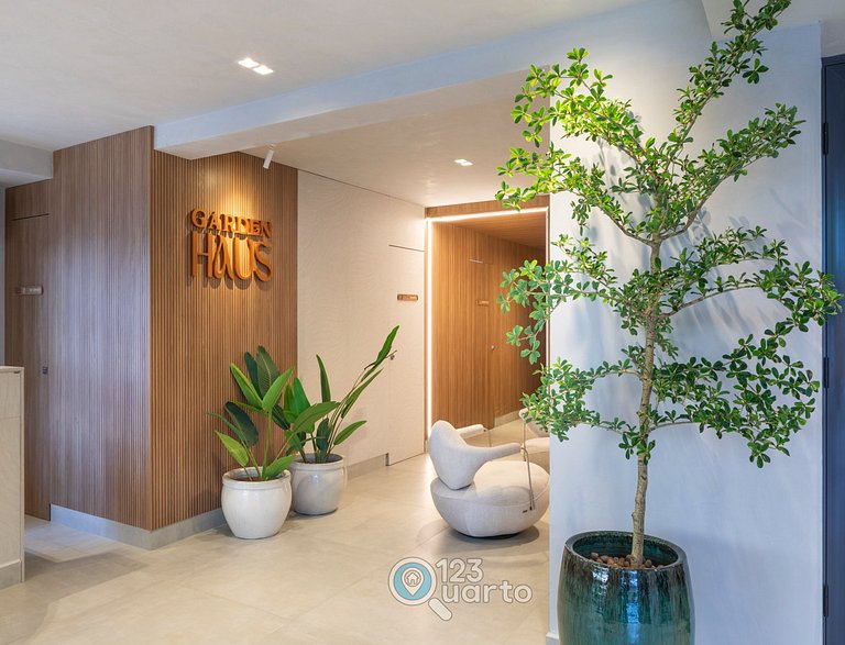 Apto Luxo | Vista Mar + Hidro Aquecida no Rooftop