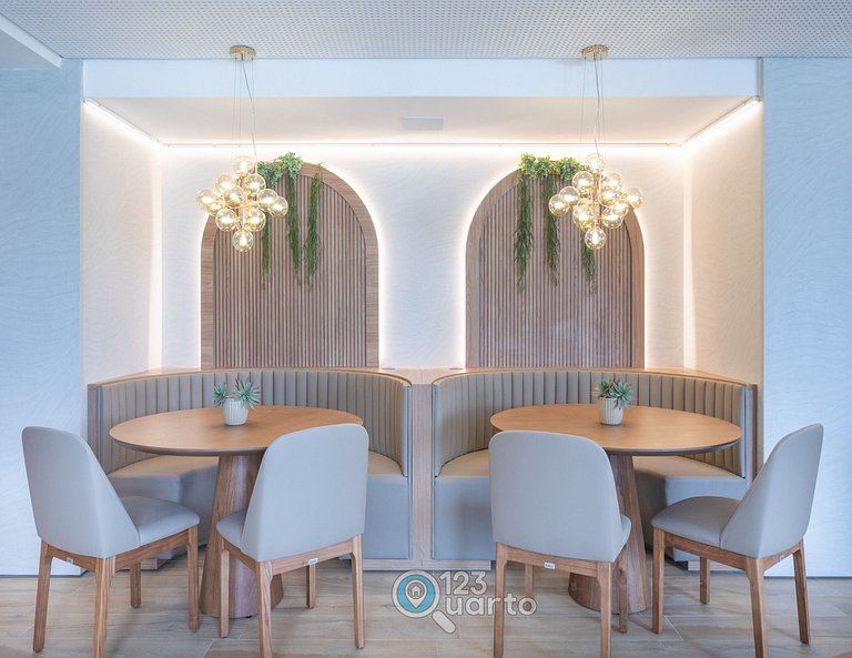 Apto Luxo | Vista Mar + Hidro Aquecida no Rooftop