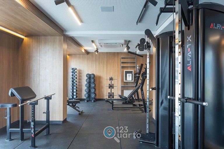 Apto Luxo | Vista Mar + Hidro Aquecida no Rooftop