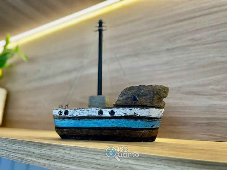 Apto Luxo | Vista Mar + Hidro Aquecida no Rooftop