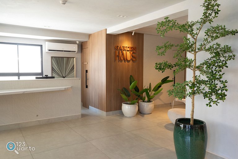 Apto Luxo | Vista Mar + Hidro Aquecida no Rooftop