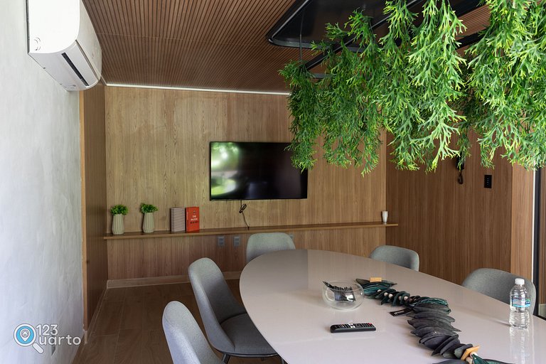 Apto Luxo | Vista Mar + Hidro Aquecida no Rooftop