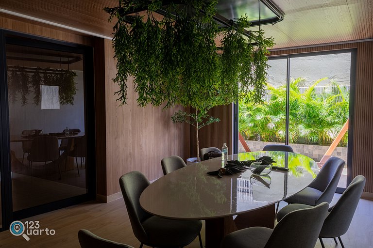 Apto Luxo | Vista Mar + Hidro Aquecida no Rooftop