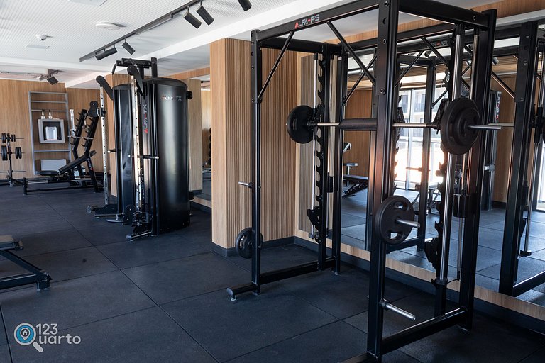 Apto Luxo | Vista Mar + Hidro Aquecida no Rooftop