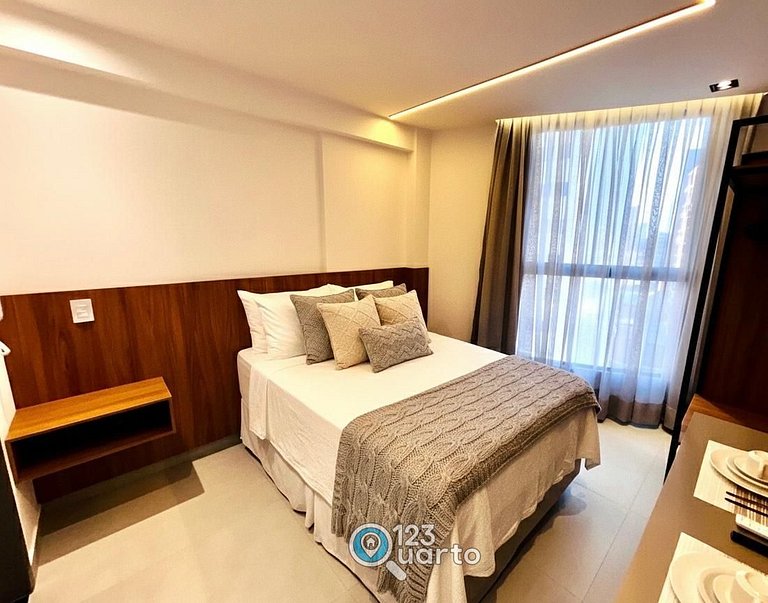 Stúdio Deluxe Vista Cidade - #SOL909