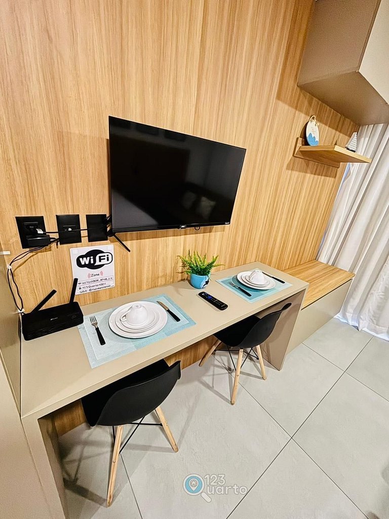 Apto Luxo Pé na Areia no Bessa | 123Quarto #GS118