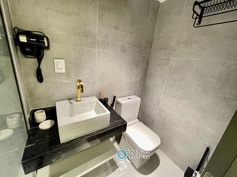 Apto Luxo com Hidro & Piscina no Rooftop #T32C