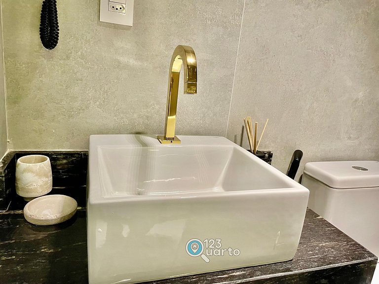 Apto Luxo com Hidro & Piscina no Rooftop #T32C