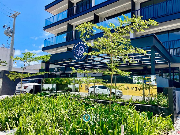 Apto Luxo com Hidro & Piscina no Rooftop #T32C